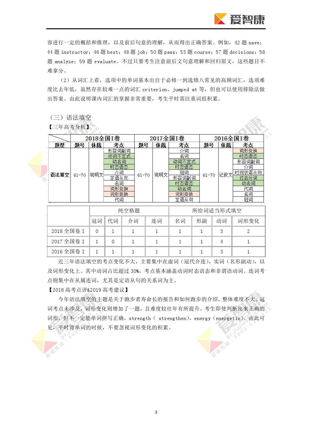 广东省高考真题英语分析及启示