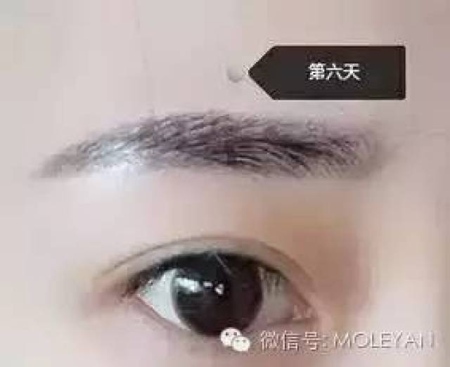 纹眉一个月后的变化与体验，图片分享